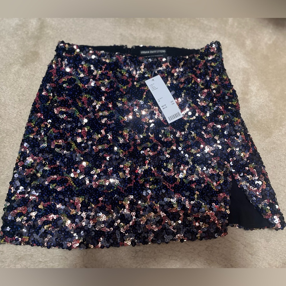 NTW Urban Outfitter Sequin mini skirt
